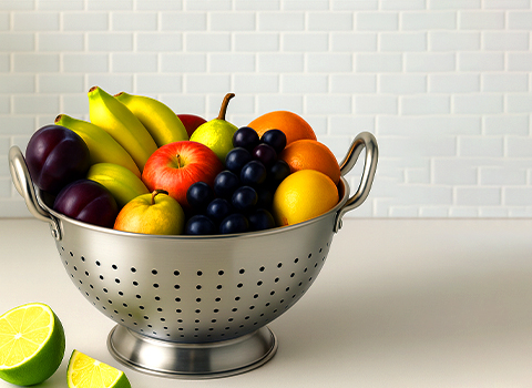 Stainless Steel Freshness Bowl with Transparent Smart Lid