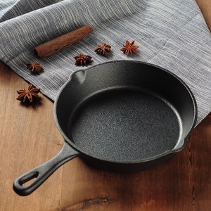 Heavy Duty Cast Iron Fry Pan Pre-Seasoned Non-Stick Skillet 6 8 10 Inch